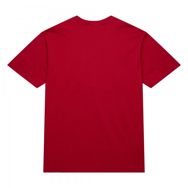 Футболка Chicago Bulls Mitchell & Ness Red Hardwood Classics Neon Nights Premium