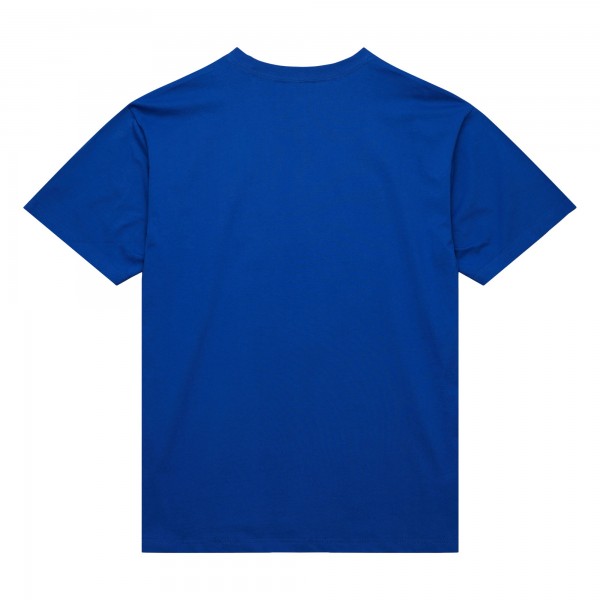 Футболка Golden State Warriors Mitchell & Ness Hardwood Classics Neon Nights Premium - Royal