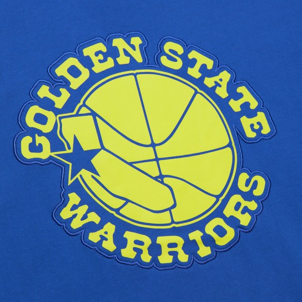 Футболка Golden State Warriors Mitchell & Ness Hardwood Classics Neon Nights Premium - Royal