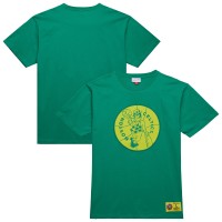 Футболка Boston Celtics Mitchell & Ness Hardwood Classics Neon Nights Premium - Kelly Green