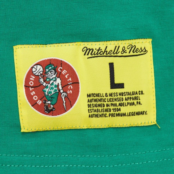 Футболка Boston Celtics Mitchell & Ness Hardwood Classics Neon Nights Premium - Kelly Green