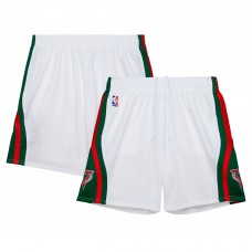 Milwaukee Bucks Mitchell & Ness White 2013/14 Swingman Shorts