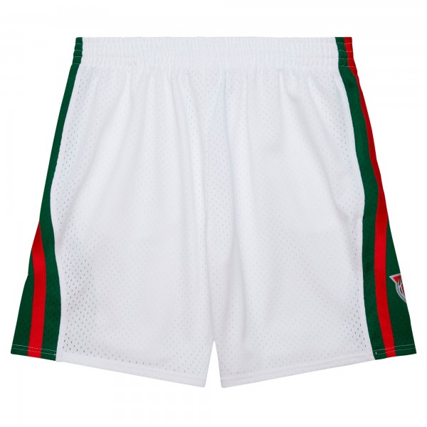 Milwaukee Bucks Mitchell & Ness White 2013/14 Swingman Shorts