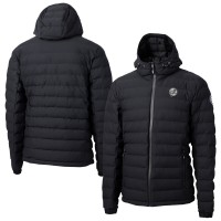 Толстовка на молнии New York Yankees Cutter & Buck Black Mission Ridge Repreve® Eco Insulated Puffer Jacket