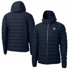 Толстовка на молнии New York Yankees Cutter & Buck Navy Mission Ridge Repreve® Eco Insulated Puffer Jacket