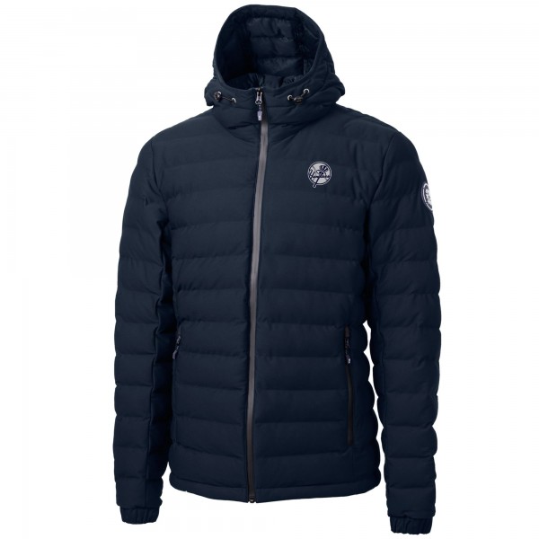 Толстовка на молнии New York Yankees Cutter & Buck Navy Mission Ridge Repreve® Eco Insulated Puffer Jacket