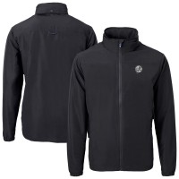 Толстовка на молнии New York Yankees Cutter & Buck Black Charter Eco Recycled Jacket
