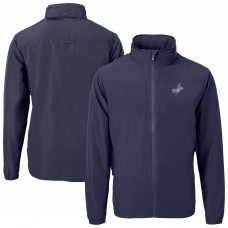 Los Angeles Dodgers Cutter & Buck Navy Charter Eco Recycled Full-Zip Hoodie Jacket