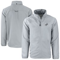 Толстовка на молнии Los Angeles Dodgers Cutter & Buck Gray Charter Eco Recycled