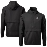 Куртка New York Yankees Cutter & Buck Black Charter Eco Recycled Anorak