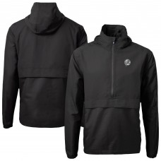 Куртка New York Yankees Cutter & Buck Black Charter Eco Recycled Anorak