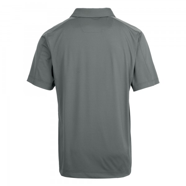 New York Yankees Cutter & Buck Gray Prospect Eco Textured Stretch Recycled Polo