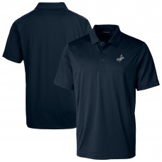 Los Angeles Dodgers Cutter & Buck Navy Prospect Eco Textured Stretch Recycled Polo