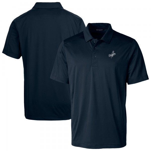 Los Angeles Dodgers Cutter & Buck Navy Prospect Eco Textured Stretch Recycled Polo