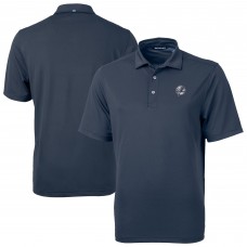 New York Yankees Cutter & Buck Navy Virtue Eco Pique Recycled Polo