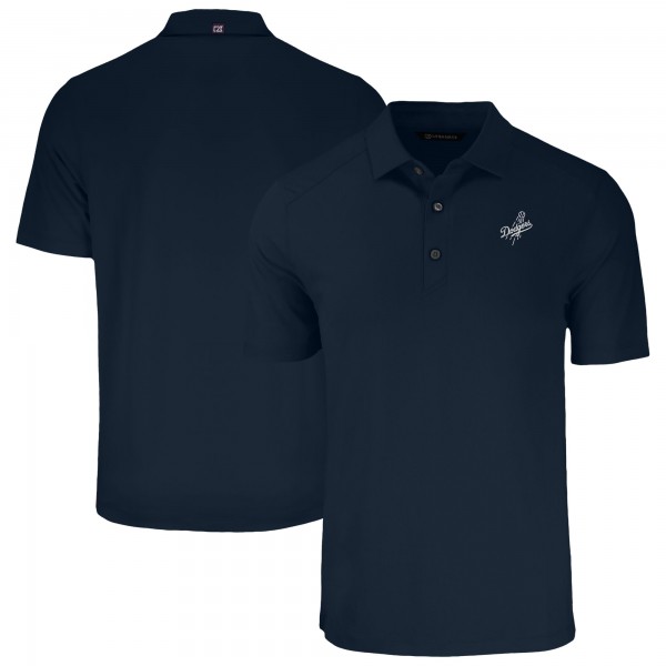 Los Angeles Dodgers Cutter & Buck Navy Forge Eco Recycled Polo