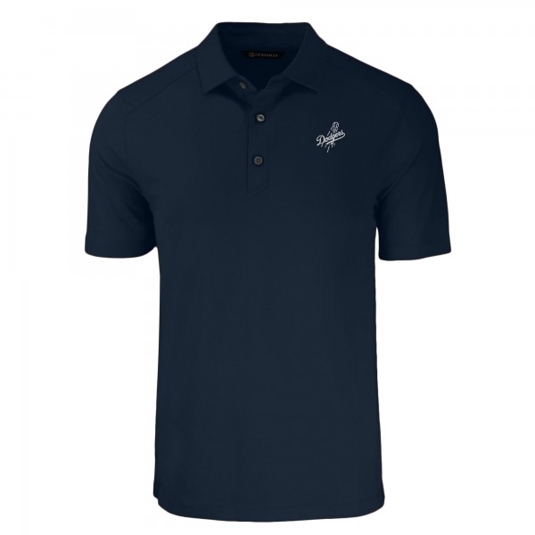 Los Angeles Dodgers Cutter & Buck Navy Forge Eco Recycled Polo