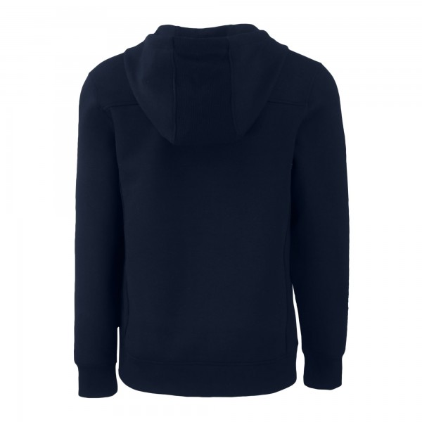 Толстовка на короткой молнии New York Yankees Cutter & Buck Navy Roam Eco Recycled Tri-Blend