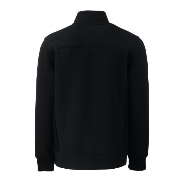 New York Yankees Cutter & Buck Black Roam Eco Recycled Tri-Blend Full-Zip Jacket