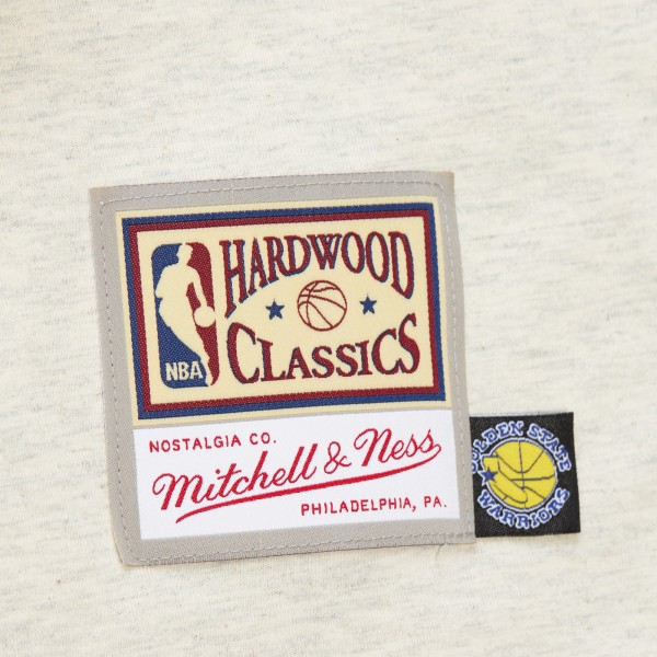 Футболка Golden State Warriors Mitchell & Ness Hardwood Classics Legacy Defined Retro Championships - Oatmeal