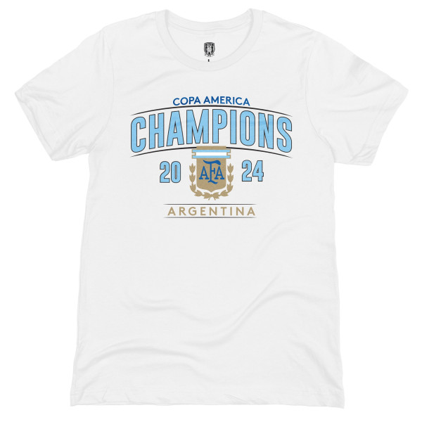 Футболка Argentina National Team 1863FC 2024 Copa America Champions - White