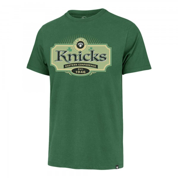 New York Knicks 47 Green Lucky Team Franklin T-Shirt