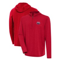 Толстовка USA Swimming Antigua Tidy Quarter-Zip - Heather Red