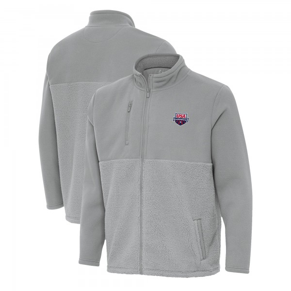 Кофта на молнии USA Swimming Antigua Daily Fused - Gray