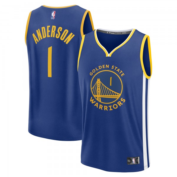 Игровая джерси Kyle Anderson Golden State Warriors Fast Break Replica Player - Icon Edition - Royal