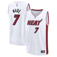 Игровая джерси Miami Heat Kelel Ware White Fast Break Replica Player - Association Edition