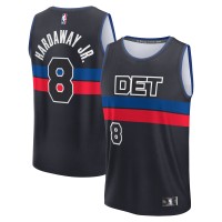 Подростковая Detroit Pistons Tim Hardaway Jr. Fanatics Black Fast Break Player Jersey - Statement Edition