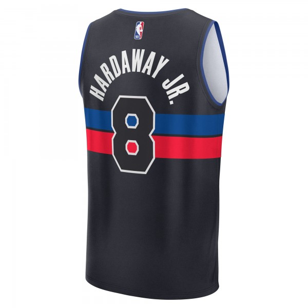 Подростковая Detroit Pistons Tim Hardaway Jr. Fanatics Black Fast Break Player Jersey - Statement Edition