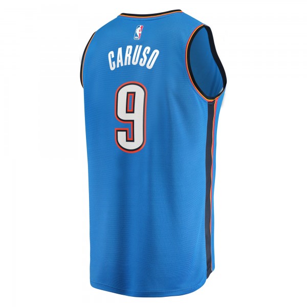 Джерси Oklahoma City Thunder Alex Caruso Fanatics Blue Fast Break Replica Player - Icon Edition
