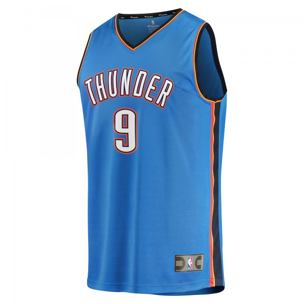 Игровая джерси Youth Oklahoma City Thunder Alex Caruso Blue Fast Break Replica Player - Icon Edition