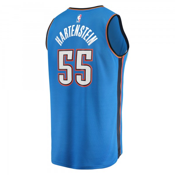 Игровая джерси Youth Oklahoma City Thunder Isaiah Hartenstein Blue Fast Break Replica Player - Icon Edition