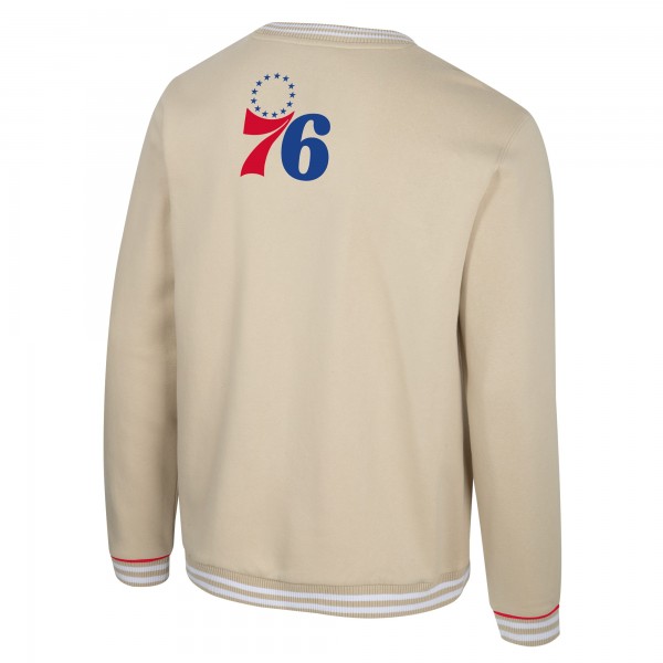 Unisex Philadelphia 76ers Stadium Essentials Natural Halftime Pullover Sweatshirt