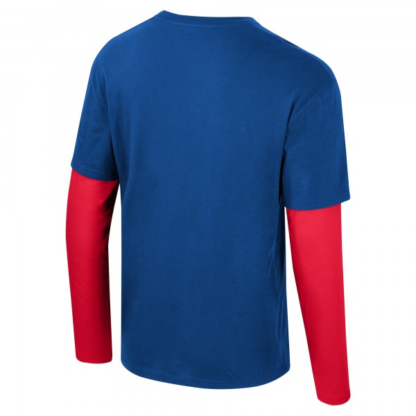 Unisex Philadelphia 76ers Stadium Essentials Royal Spectator 2fer Long Sleeve T-Shirt