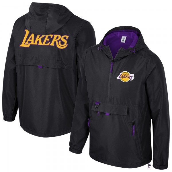 Ветровка Los Angeles Lakers Stadium Essentials Unisex Compete Quarter-Zip - Black