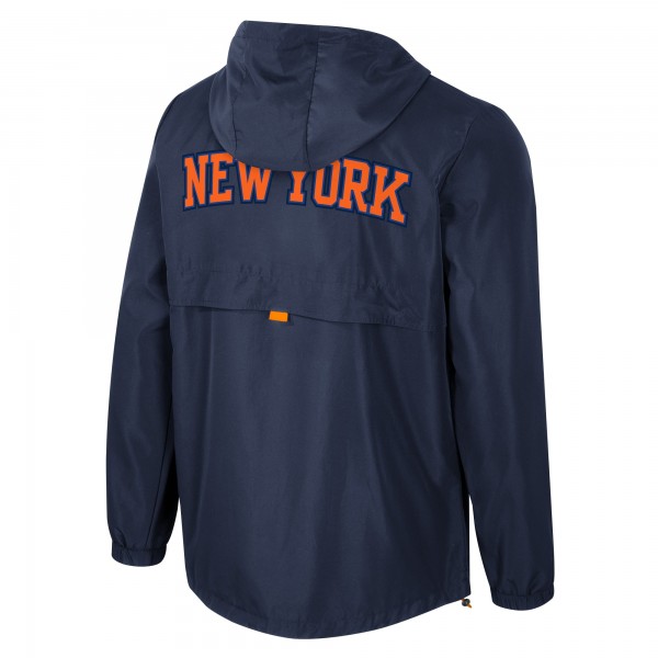 Ветровка New York Knicks Stadium Essentials Unisex Compete Quarter-Zip - Navy