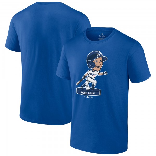 Los Angeles Dodgers Shohei Ohtani Royal Bobble Head T-Shirt
