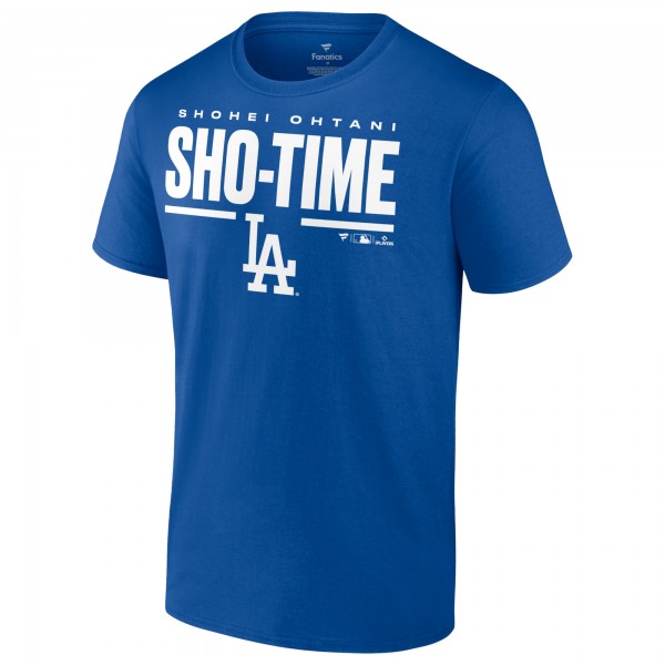Los Angeles Dodgers Shohei Ohtani Royal Sho-Time Horizontal T-Shirt