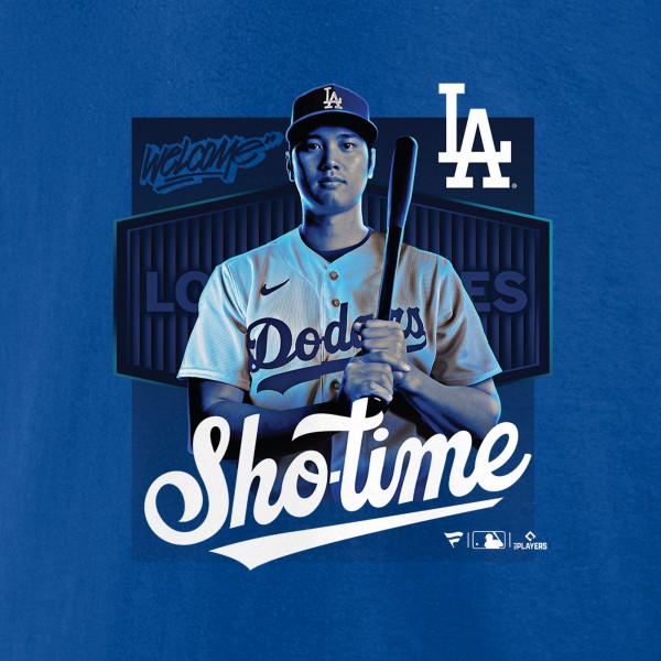 Los Angeles Dodgers Shohei Ohtani Royal Sho-Time Hitter T-Shirt