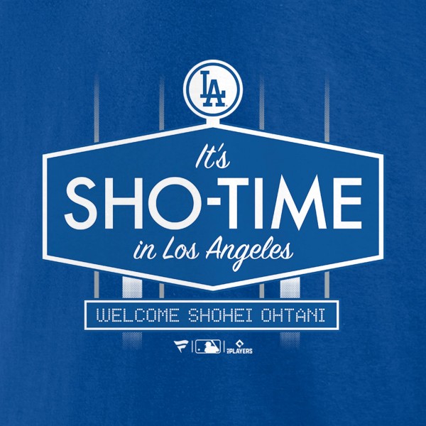 Los Angeles Dodgers Shohei Ohtani Royal Welcome T-Shirt