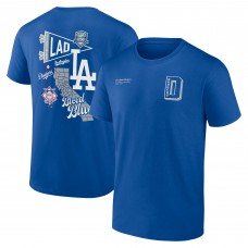 Los Angeles Dodgers Royal Split Zone T-Shirt