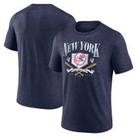 New York Yankees Navy Home Tri-Blend T-Shirt