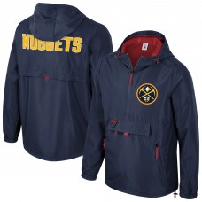Unisex Denver Nuggets Stadium Essentials Navy Compete Quarter-Zip Windbreaker Jacket