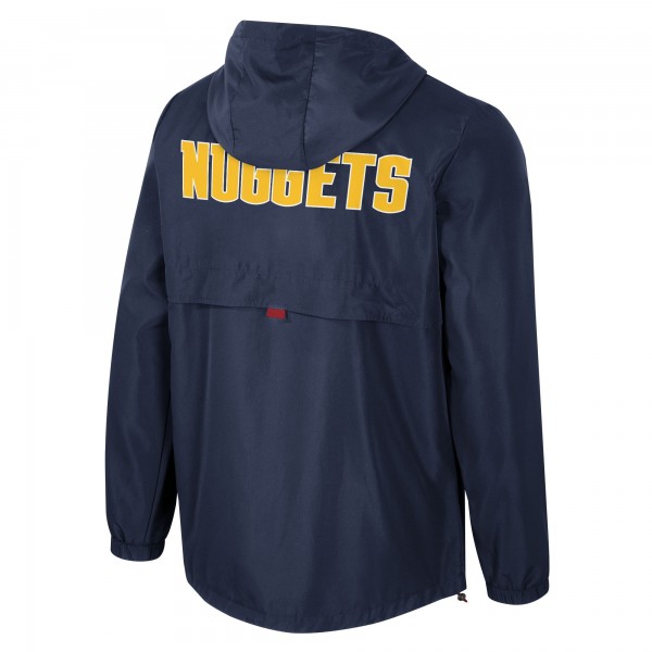 Unisex Denver Nuggets Stadium Essentials Navy Compete Quarter-Zip Windbreaker Jacket