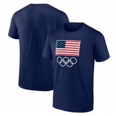 Футболка Team USA 2024 Olympics Primary Logo - Navy