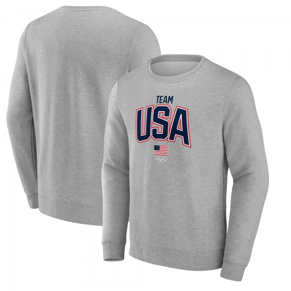 Кофта Team USA 2024 Olympics Retro Arch - Gray