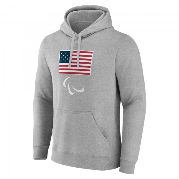 Толстовка Team USA 2024 Paralympics Primary Logo - Gray